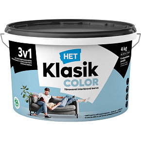 Het Klasik Color farba malarska, 0427 niebieski niebo, 4 kg