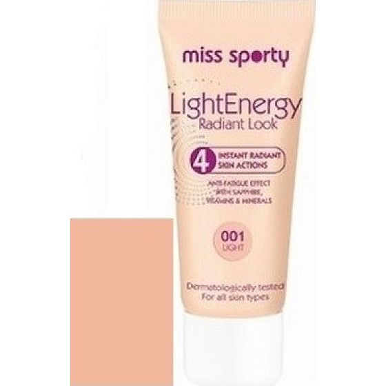 Miss Sporty Light Energy make-up, který prozáří 002 pro normální a suchou pleť