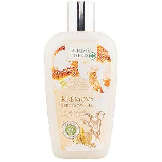Bohemia Gifts Miód i Kozie mleko nawilżający żel pod prysznic 250 ml