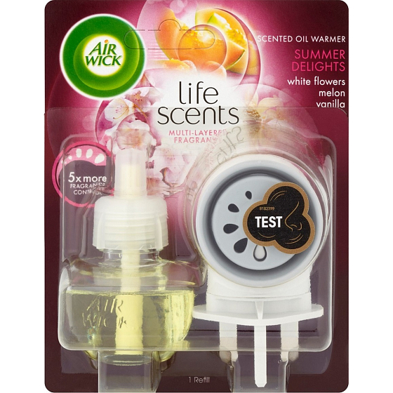 Air Wick Life Scents Summer Delights Radostné léto elektrický osvěžovač vzduchu komplet 19 ml