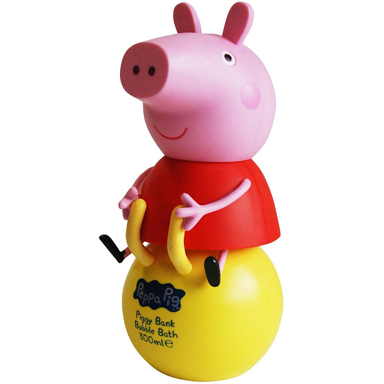Peppa Pig - Prasátko Pepa 3D Figurka koupelový a sprchový gel pro děti 300 ml