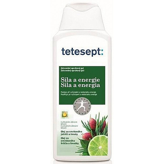 Tetesept Síla a energie Olej ze smrkového jehličí a limety zdravotní sprchový gel 250 ml