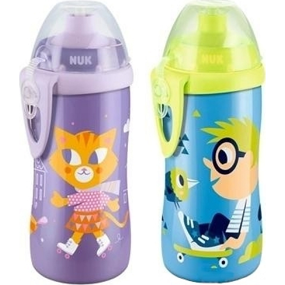 Nuk First Choice Junior Cup push-pull pítko 36+ měsíců láhev plastová 300 ml