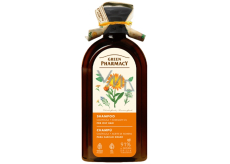 Green Pharmacy Miesiączek i Olej Rozmarynowy szampon do włosów normalnych - tłustych 350 ml