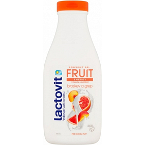 Lactovit Fruit Energy brzoskwinia i grejpfrut żel pod prysznic, 500 ml