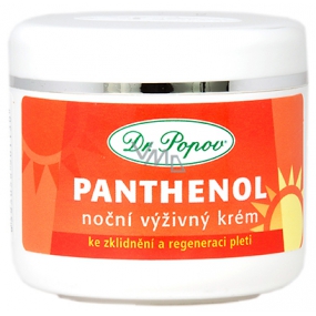 Dr. Popov Panthenol nocny krem odzywczy do łagodzenia i regeneracji skóry 50 ml