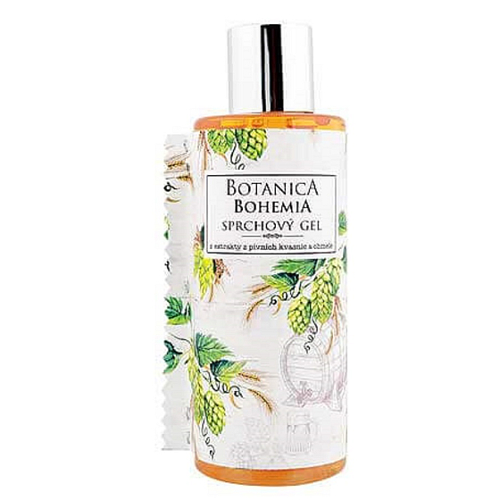 Bohemia Gifts Botanica Chmel a obilí pivní sprchový gel 200 ml