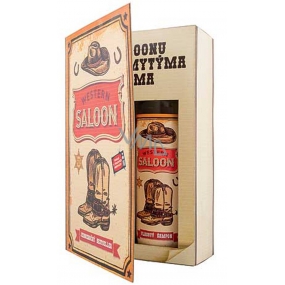 Bohemia Gifts Country Western sprchový gel 200 ml + šampon na vlasy 200 ml, kniha kosmetická sada