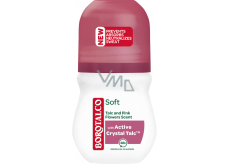 Borotalco Soft Talc & Pink Flower kulčkový dezodorant roll-on dla kobiet 50 ml
