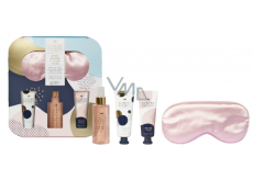 Grace Cole Pomarańcza & Ylang ylang mgiełka do ciała 100 ml + krem do ręk 50 ml + krem do ciała 50 ml + maska na oczy, zestaw kosmetyczny dla kobiet