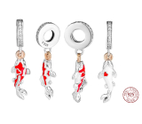Zawieszka ze srebra próby 925 Rybka na szczęście, charms do bransoletki