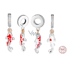 Zawieszka ze srebra próby 925 Rybka na szczęście, charms do bransoletki