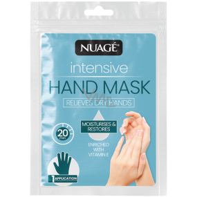 Nuagé Hydratační a obnovující maska na ruce s vitaminem E 1 pár Nuagé Hydratační a obnovující maska na ruce s vitaminem E 1 pár