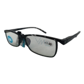 Okulary do czytania dioptriowe +1 plastikowe z niebieskimi blokami 1 szt. MC2238B