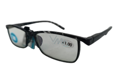 Okulary do czytania dioptriowe +1 plastikowe z niebieskimi blokami 1 szt. MC2238B