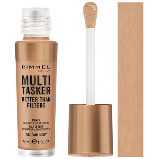 Rimmel London Multi-Tasker Better Than Filters 3v1 długootrwały tonujący podkład 002 Fair-Light 30 ml