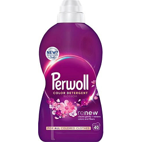 Perwoll żel do prania Mega Renew Blossom 40 prań, 2000 ml