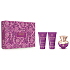 Versace Dylan Purple woda perfumowana 50 ml + mleczko do ciała 50 ml + żel pod prysznic 50 ml, zestaw prezentowy dla kobiet