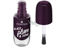 Essence Gelový lak na nehty 84 Black Plum & Done 8 ml