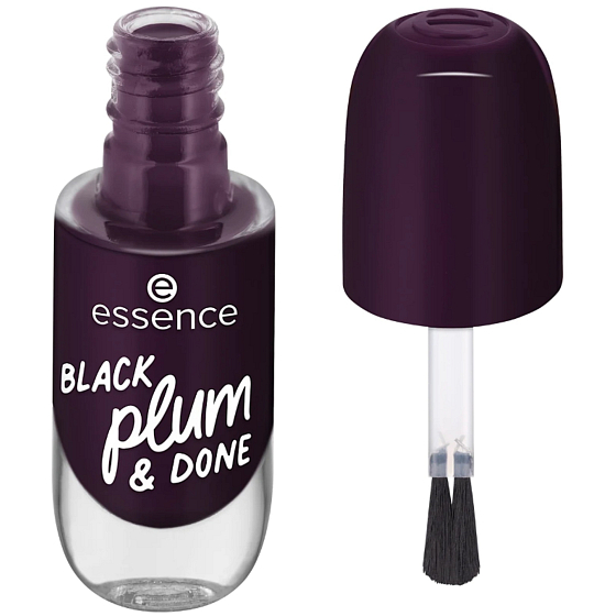 Essence Gelový lak na nehty 84 Black Plum & Done 8 ml