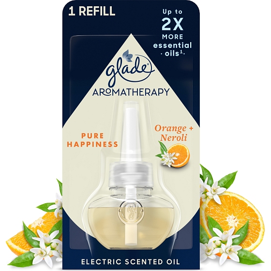 Glade Aromatherapy napełniacz odświeżacza powietrza Electric Pure Happiness, 20 ml