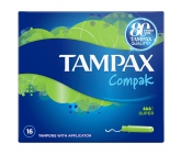 Tampax Compak Super tampony dla kobiet z aplikatorem 16 sztuk