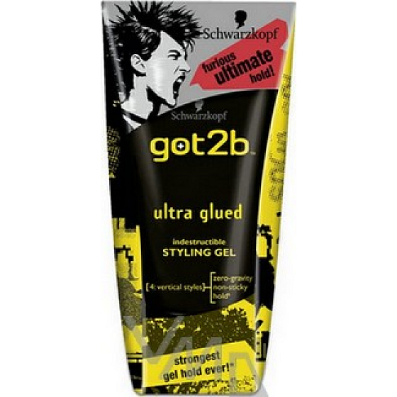 Got2b Ultra Glued nejsilnější vlasový gel 150 ml