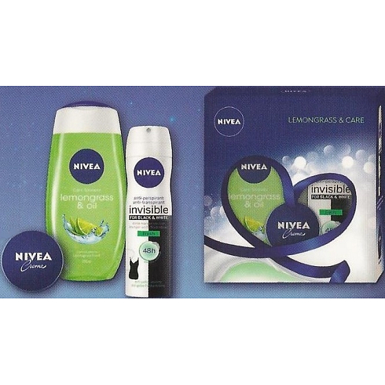 Nivea Deo Fresh antiperspirant sprej 150 ml + sprchový gel 250 ml + krém 30 ml, kosmetická sada