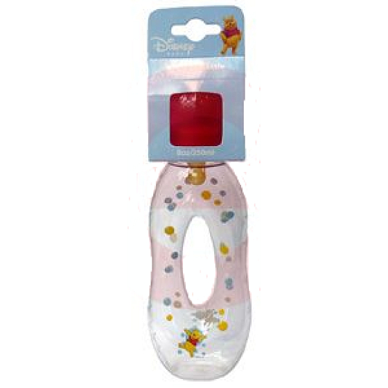 Disney Baby Kojenecká láhec anti-kolikovitou savička, 250 ml od 12 měsíců, snadné uchopení
