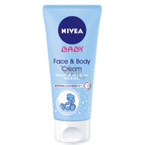 Nivea Baby hydratační krém s měsíčkem lékařským na obličej a tělo 100 ml