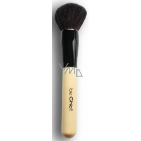 Be Chic! Professional White B 01 kosmetický štětec s přírodními kozími štětinami na pudr 17,5 cm