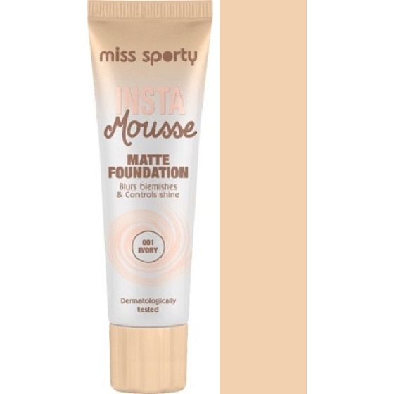 Miss Sporty Insta Mousse Matte Foundation make-up 001 Ivory 30 ml