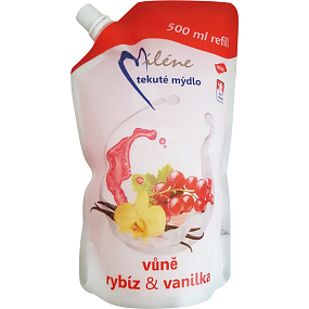 Miléne Rybíz i wanilia płynne mydło, wkład, 500 ml Miléne Rybíz i wanilia płynne mydło, wkład, 500 ml