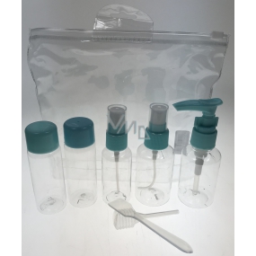 Cestovní sada lahviček v plastovém obalu