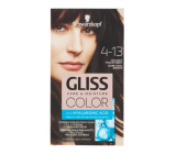 Schwarzkopf Gliss Color farba do włosów 4-13 Chłodny ciemny brązowy 2 x 60 ml