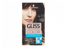 Schwarzkopf Gliss Color farba do włosów 4-13 Chłodny ciemny brązowy 2 x 60 ml