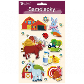 Naklejki farma 3D Koziołek 13 x 23 cm