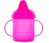 First Steps Kubek z dwoma uchami różowy 260 ml