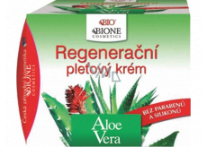 Bione Cosmetics Aloe Vera regenerační pleťový krém pro všechny typy pleti 51 ml