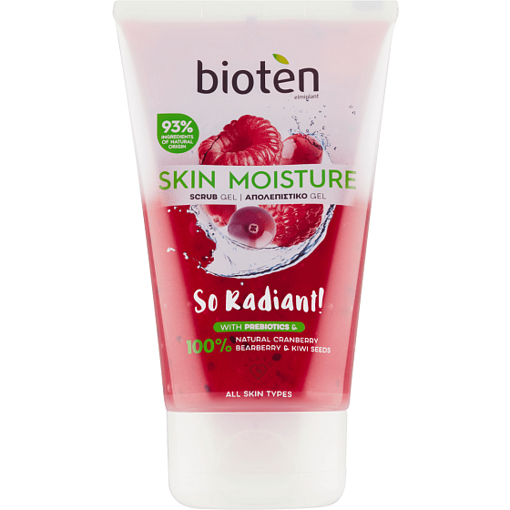 Bioten Skin Moisture Red Berries Scrub pleťový peeling pro všechny typy pleti 150 ml