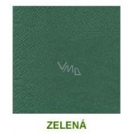 Delis Deluxe papírové ubrousky 2 vrstvé 33 x 33 cm 20 kusů colour zelená