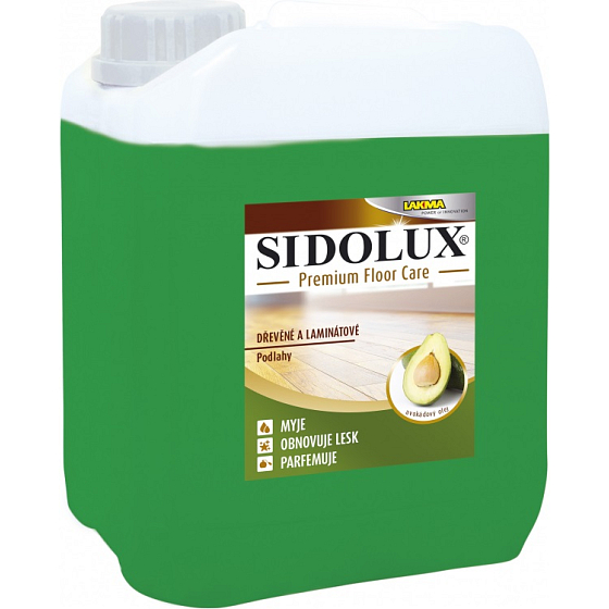 Sidolux Premium Floor Care Avokádový olej speciální prostředek na mytí dřevěných a laminátových podlah 5 l