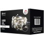 Emos Choinka Nano łańcuch miedziany 10 m, 100 LED, biała zimna + 5 m przewód zasilający + timer
