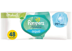 Pampers Pure Harmonie Aqua wilgotne chusteczki dla dzieci 48 sztuk