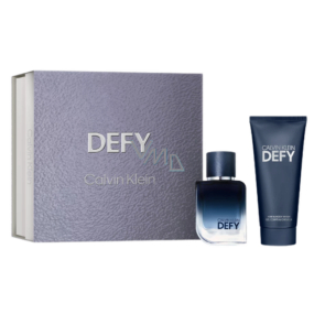 Calvin Klein Defy woda perfumowana 50 ml + żel pod prysznic 100 ml, zestaw prezentowy dla mężczyzn