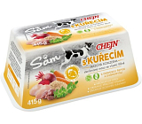 Sam miska dla psów z kurczakiem, 97% zawartość mięsa, 415 g