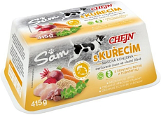 Sam miska dla psów z kurczakiem, 97% zawartość mięsa, 415 g