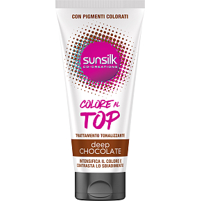 Sunsil tonująca kuracja do ciemnoczkoladowych włosów Colore Al Top, 180 ml