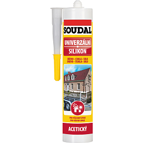 Soudal uniwersalny silikon, beżowy, 280 ml