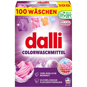Dalli Colorwaschmittel proszek do prania kolorowych ubrań, 100 prań, 5 kg